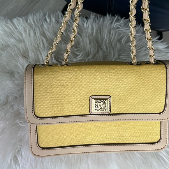 Anne Klein Yellow Summer Bag - Picture 2 of 6